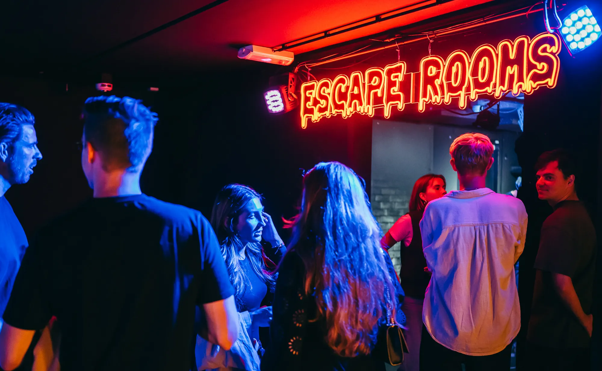 Neon-LED sign Escape Rooms ADAM-VR Xander Bakker Design Studio